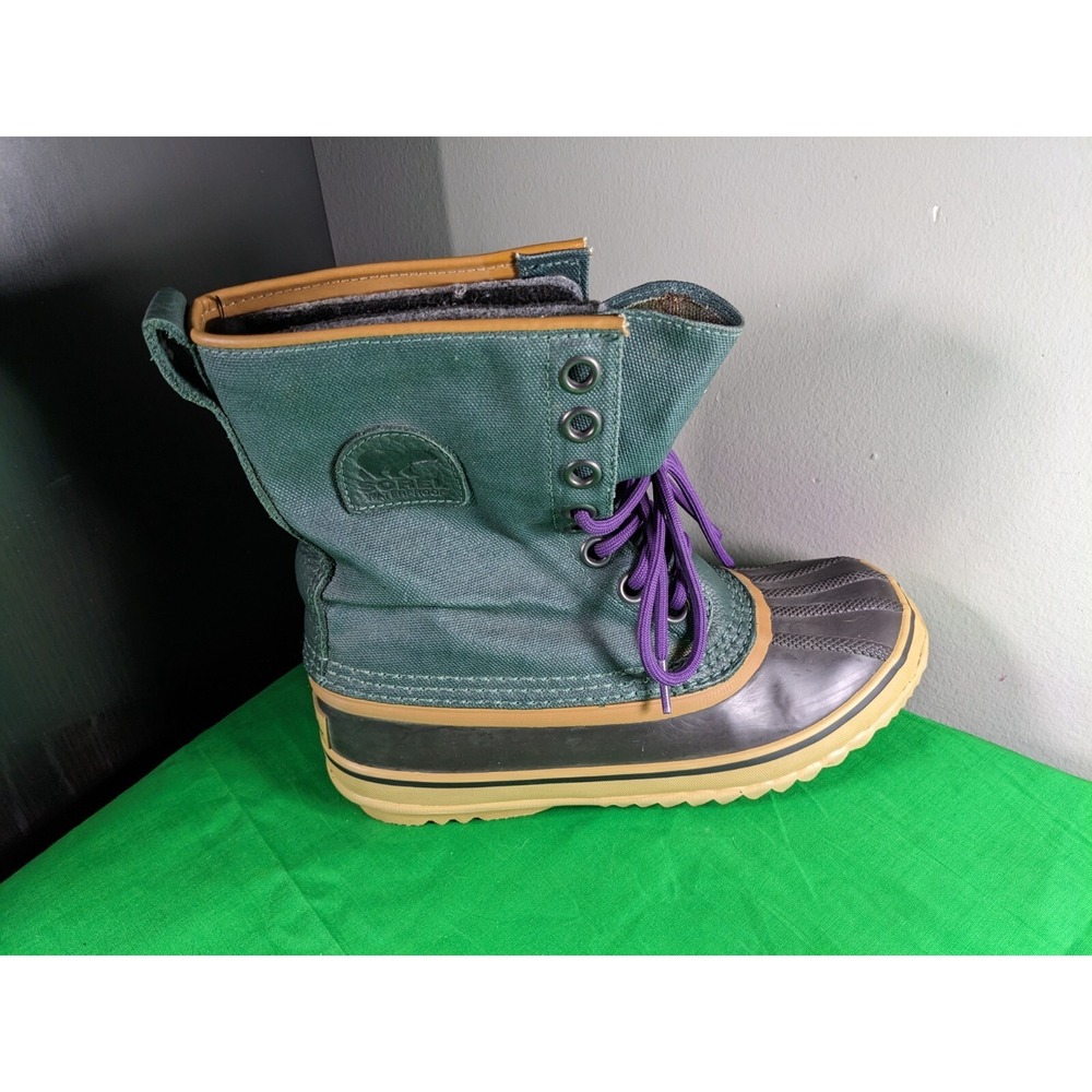 Sorel Premium Snow boots Waterproof Canvas Winter Boots NL1717 Womens US 7 - Picture 6 of 7